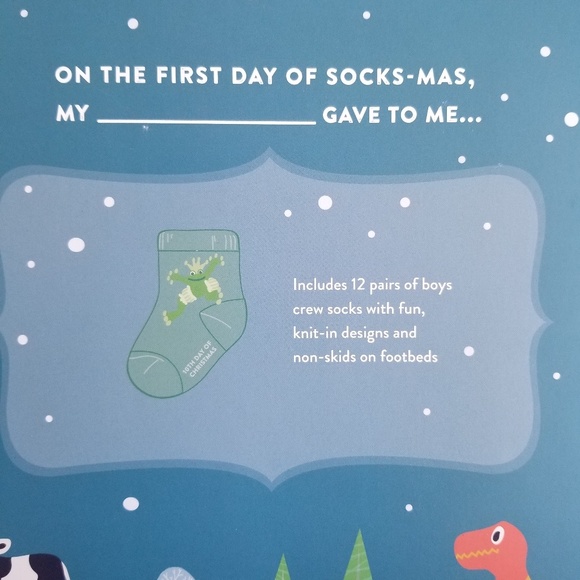 🎄Only 1 left! 12 Days of Christmas Socks - Picture 2 of 5